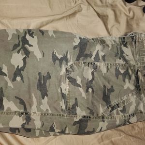 Lane bryant army jeans with studded bottoms